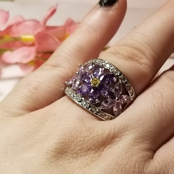 Jewelry - Gorgeous Genuine Amethyst and Citrine Ring